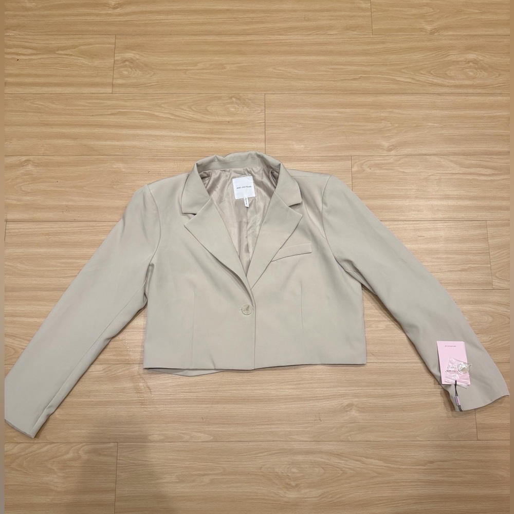 Avec Les Filles Oversized Cropped Blazer NWT